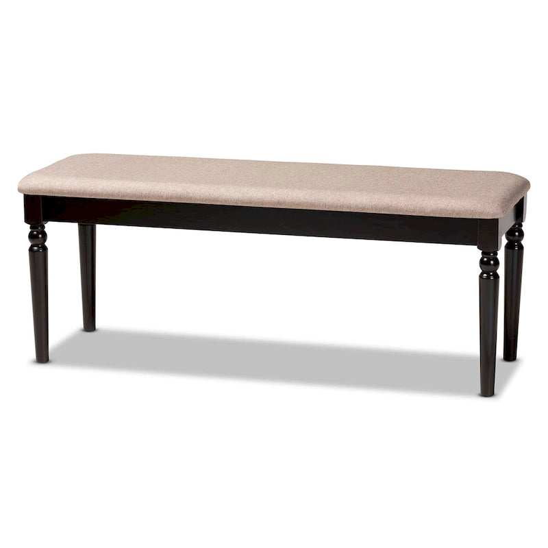 Panca da pranzo moderna in legno imbottita