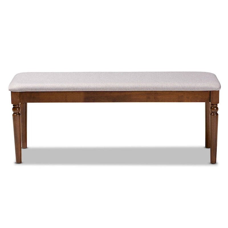 Panca da pranzo moderna in legno imbottita