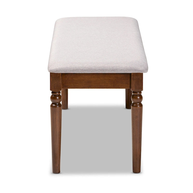 Panca da pranzo moderna in legno imbottita