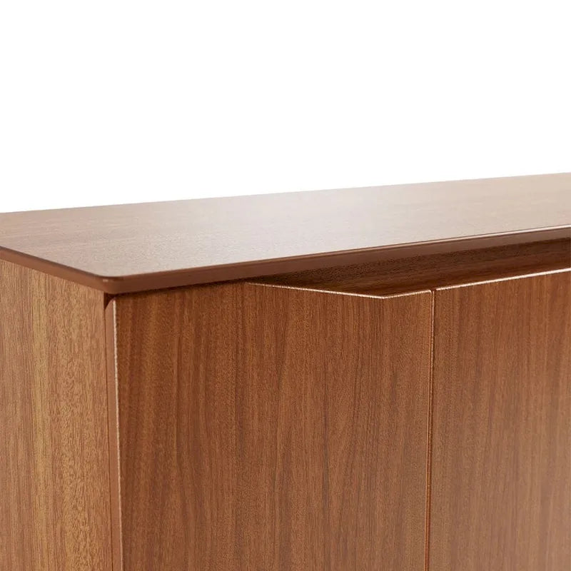 Aparador moderno de estilo mid-century de 53.15 pulgadas con 4 estantes