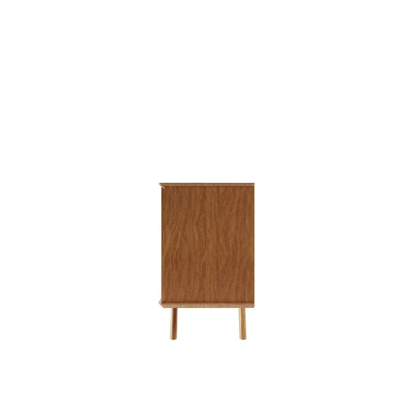 Aparador moderno de estilo mid-century de 53.15 pulgadas con 4 estantes