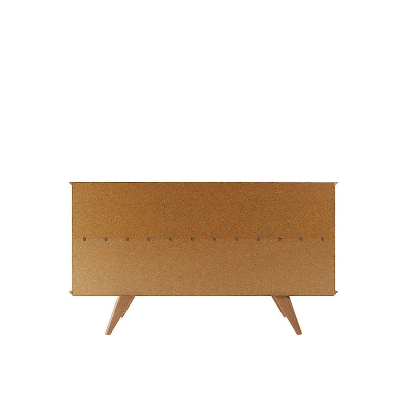 Aparador moderno de estilo mid-century de 53.15 pulgadas con 4 estantes