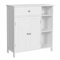 Biała łazienkowa szafka do przechowywania z regulowaną półką - 11.8D x 29.5W x 31.5H