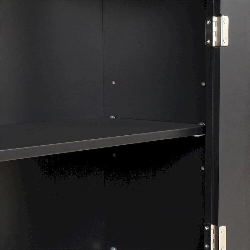 Hoher freistehender Badezimmerschrank mit Schublade